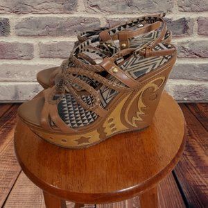 Jessica Simpson Wedge  Platform strappy Sandals